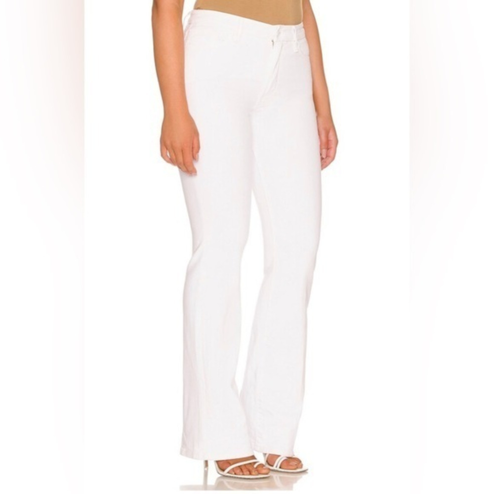 Good Americanβ Good Classic Bootcut Jean with Deco Back in White Size 24W